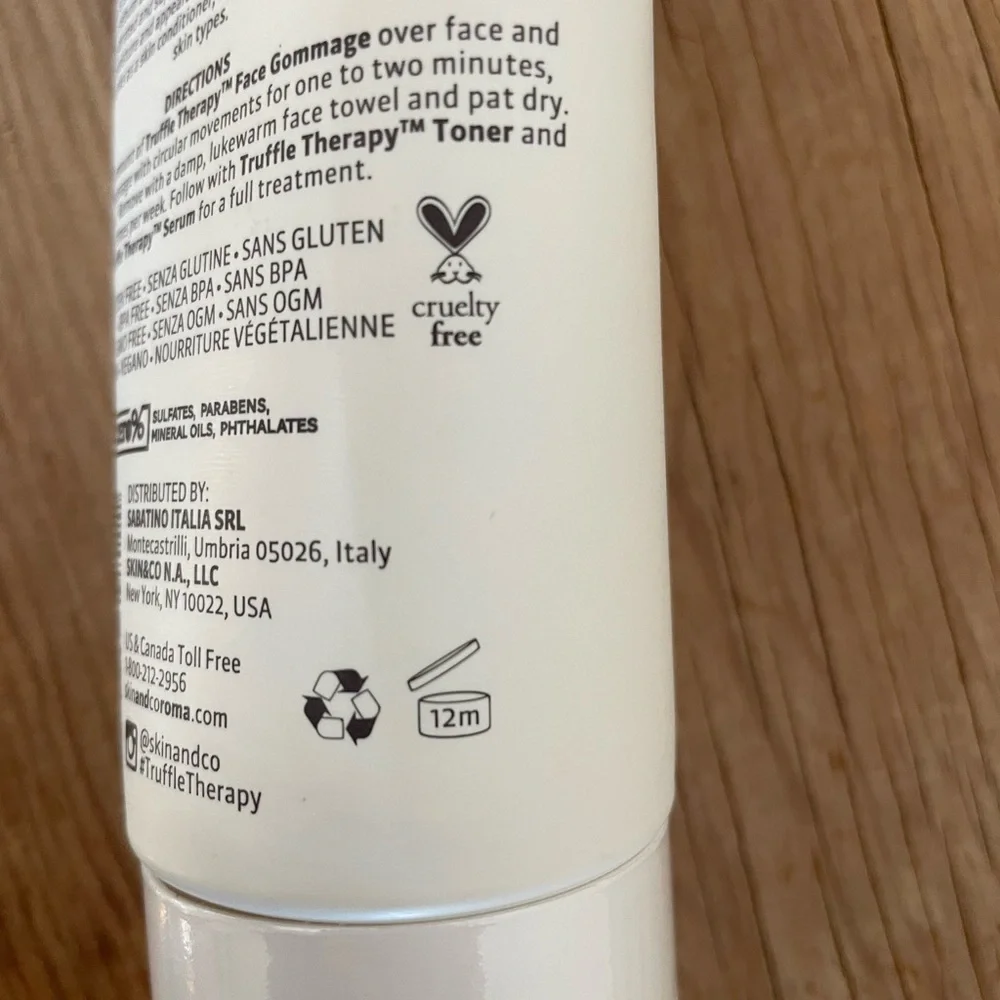 NEW Skin & Co Roma Truffle Therapy Face Gommage Polish Exfoliator 5.07 oz Sealed
